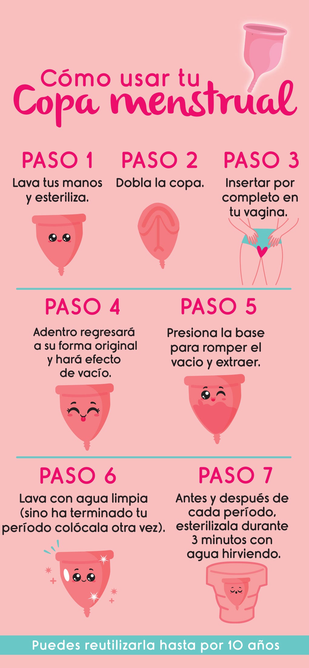 Kit de Copa Menstrual Talla S